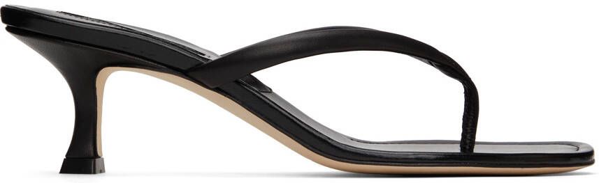 Manolo Blahnik Black Paterno Heeled Sandals - Picture 3