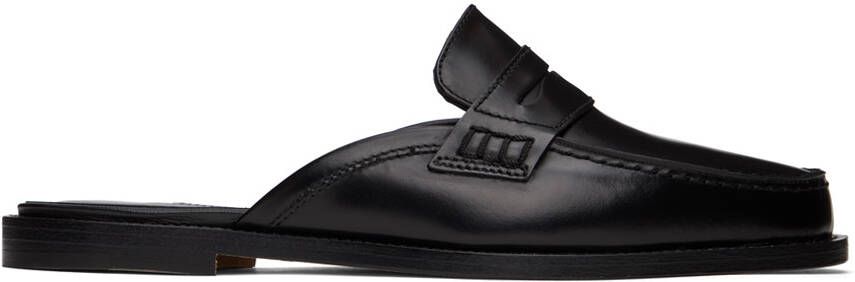 Manolo Blahnik Black Perritamu Slippers - Picture 5