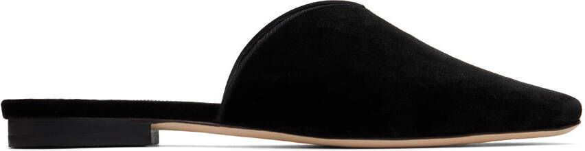 Manolo Blahnik Black Sinbelmu Slippers - Picture 5