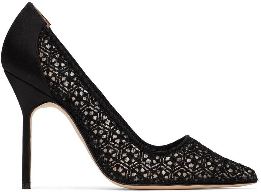 Manolo Blahnik Black Tora Heels