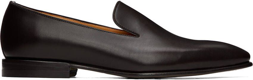 Manolo Blahnik Brown Djan Loafers