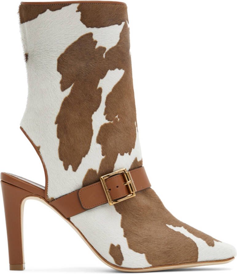 Manolo Blahnik Brown Kiona Ankle Boots