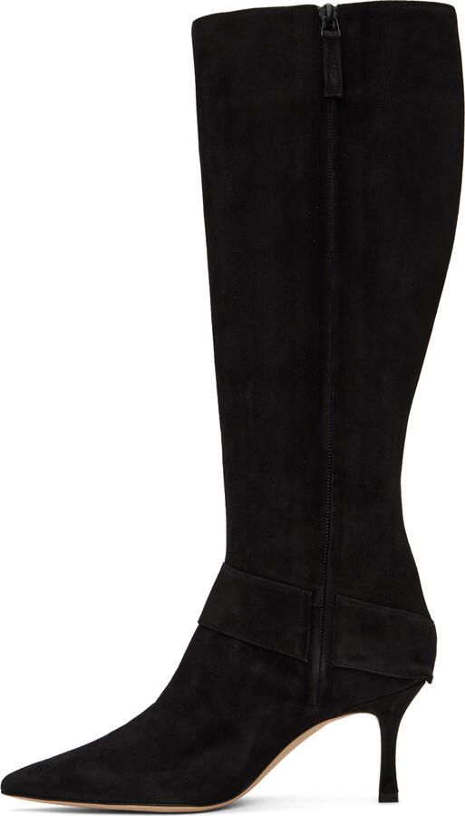 Manolo Blahnik Black Bayhi Gala Tall Boots - Picture 2
