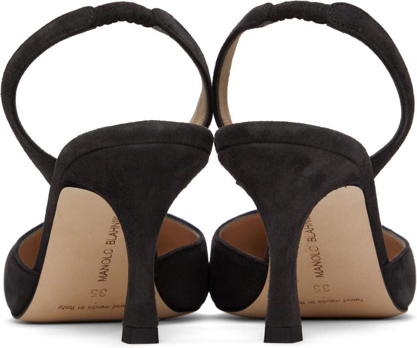 Manolo Blahnik Black Carolyne Heels