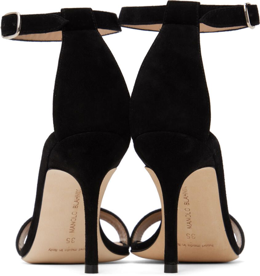 Manolo Blahnik Black Chaos Sandals