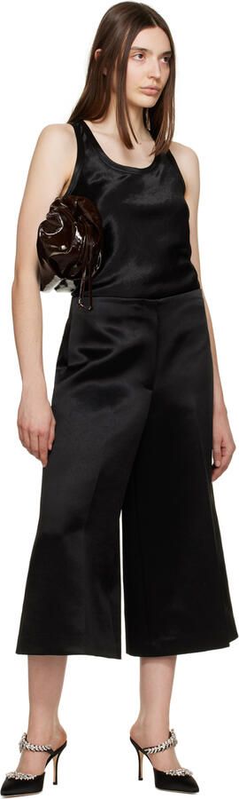 Manolo Blahnik Black Lurum Heels - Picture 4