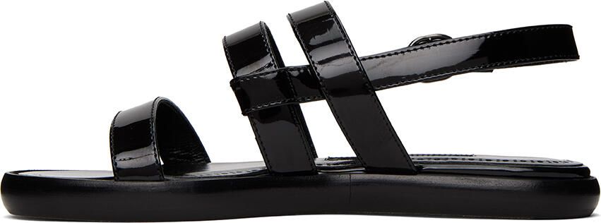 Manolo Blahnik Black Memaar Sandals - Picture 3