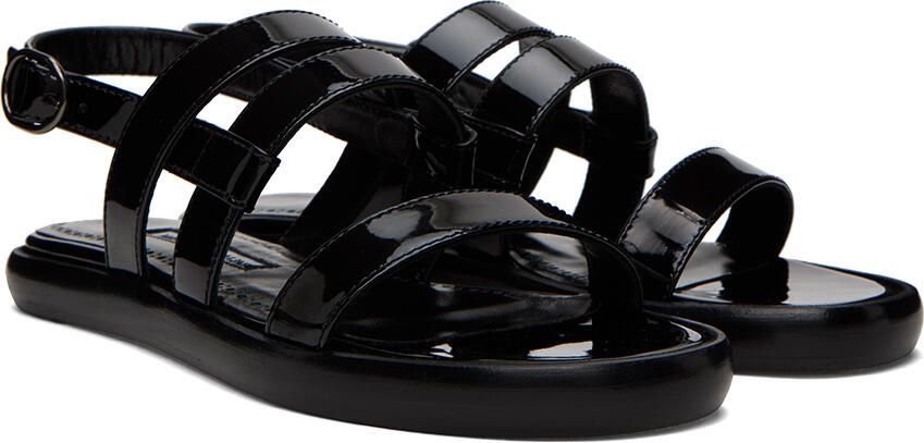 Manolo Blahnik Black Memaar Sandals - Picture 2