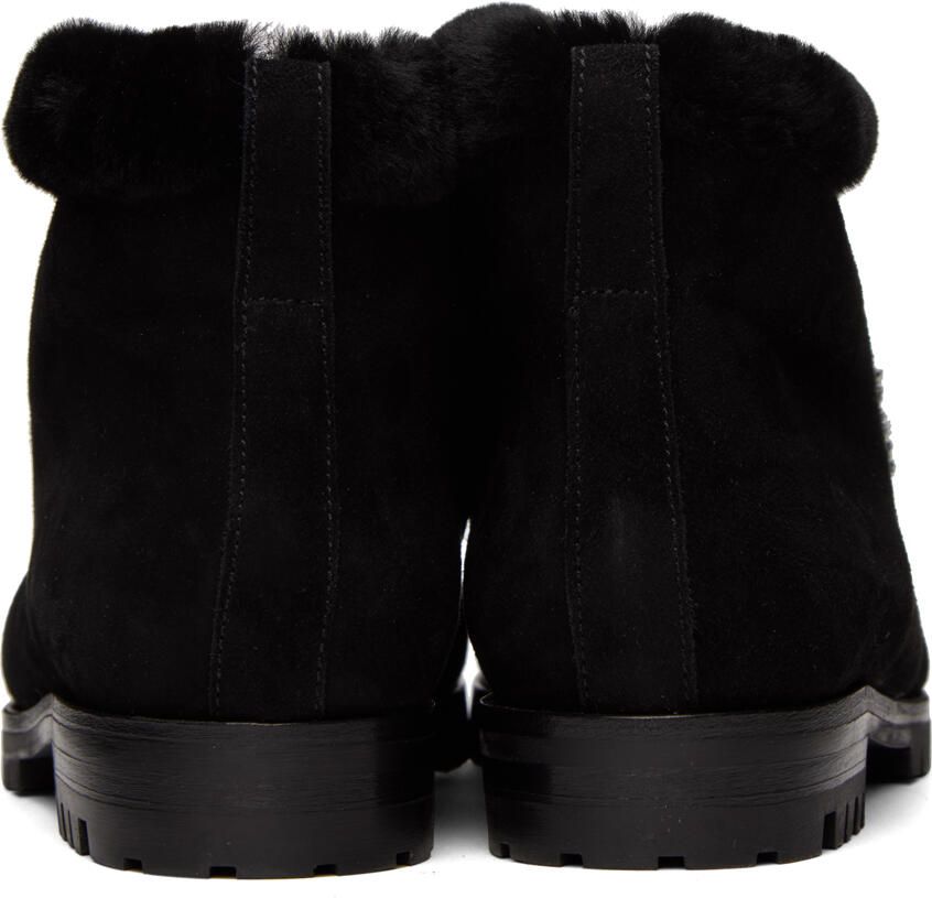 Manolo Blahnik Black Mircus Ankle Boots