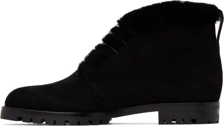 Manolo Blahnik Black Mircus Ankle Boots - Picture 3