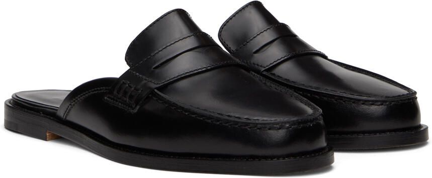 Manolo Blahnik Black Perritamu Slippers - Picture 2