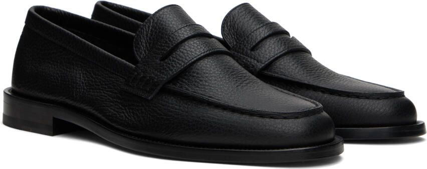 Manolo Blahnik Black Perry Loafers - Picture 2