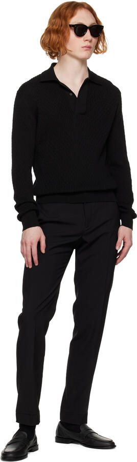 Manolo Blahnik Black Perry Loafers - Picture 4