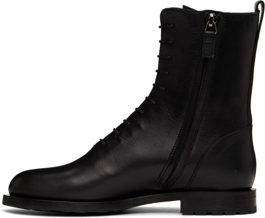 Manolo Blahnik Black Planigia Boots - Picture 3