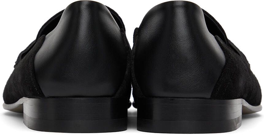 Manolo Blahnik Black Plymouth Loafers