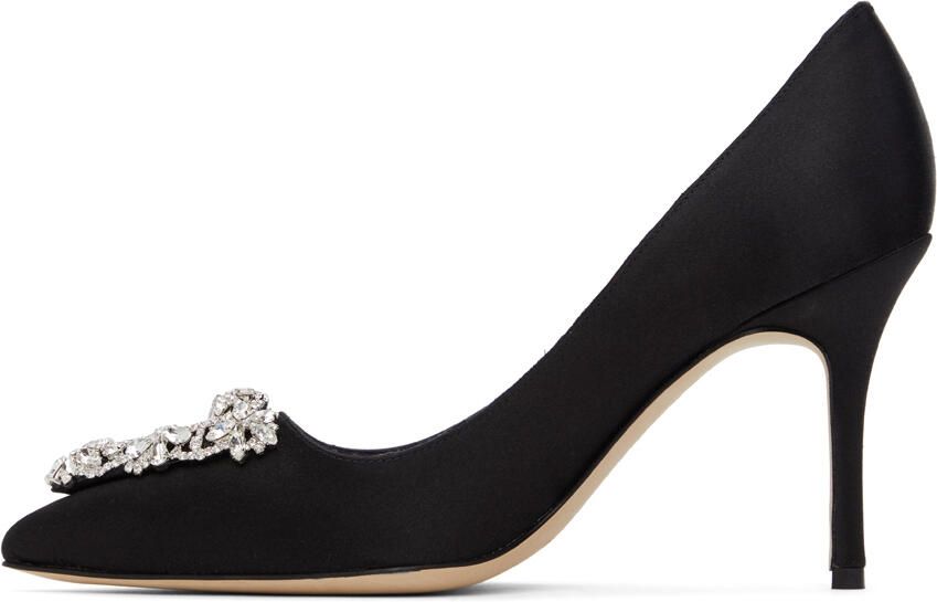 Manolo Blahnik Black Trina Heels - Picture 3