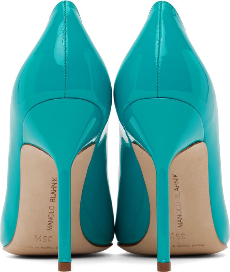 Manolo Blahnik Blue Tora Heels