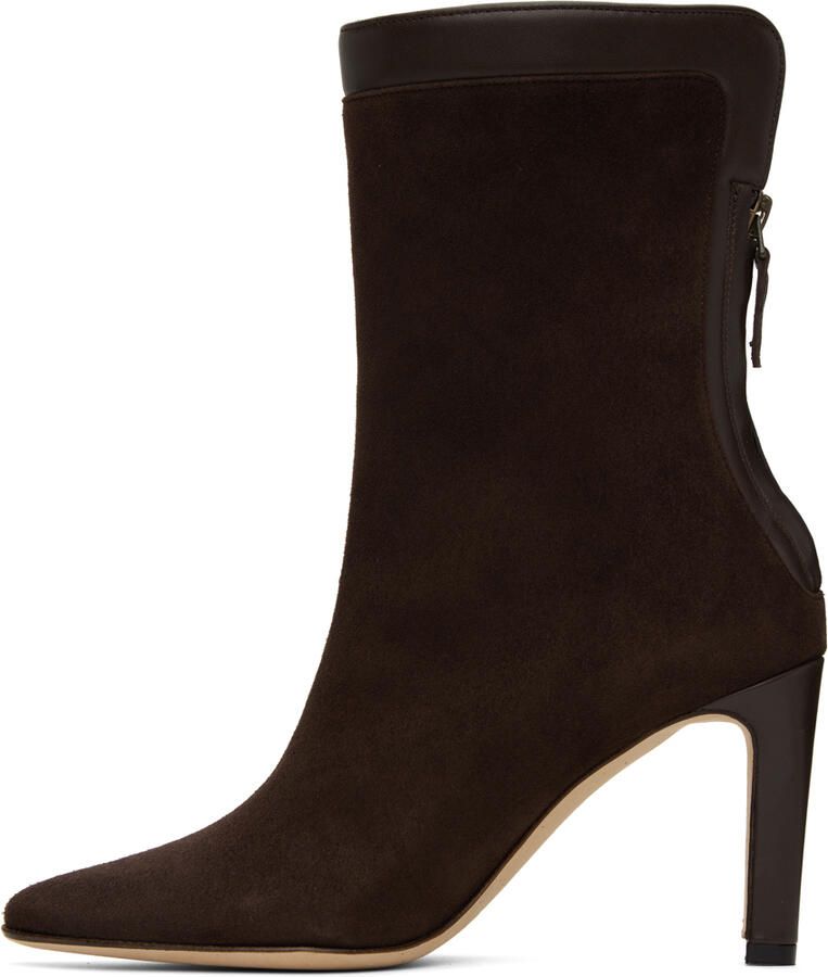 Manolo Blahnik Brown Zufapla Boots