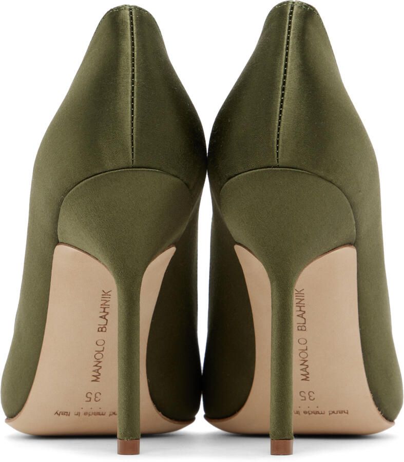 Manolo Blahnik Green BB Heels