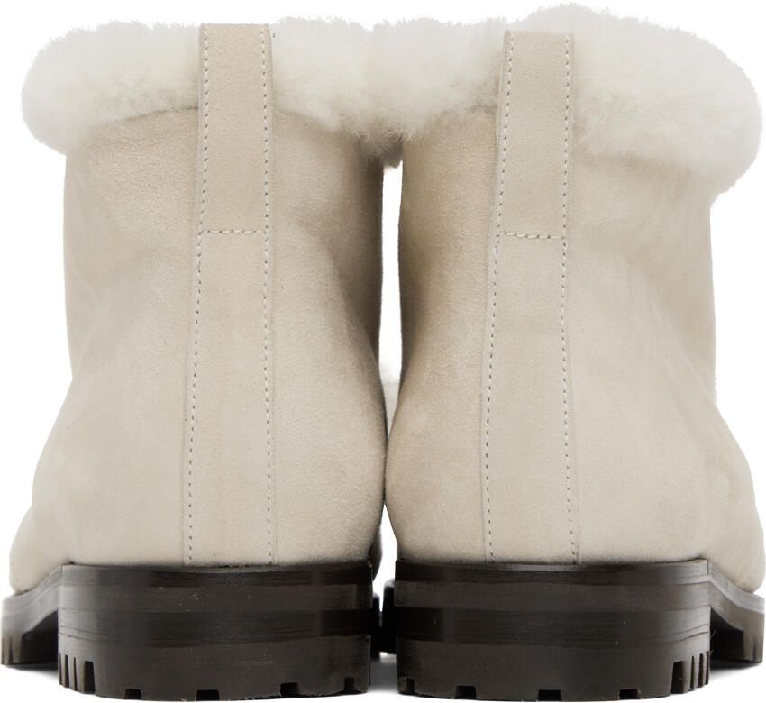 Manolo Blahnik Off-White Mircus Boots
