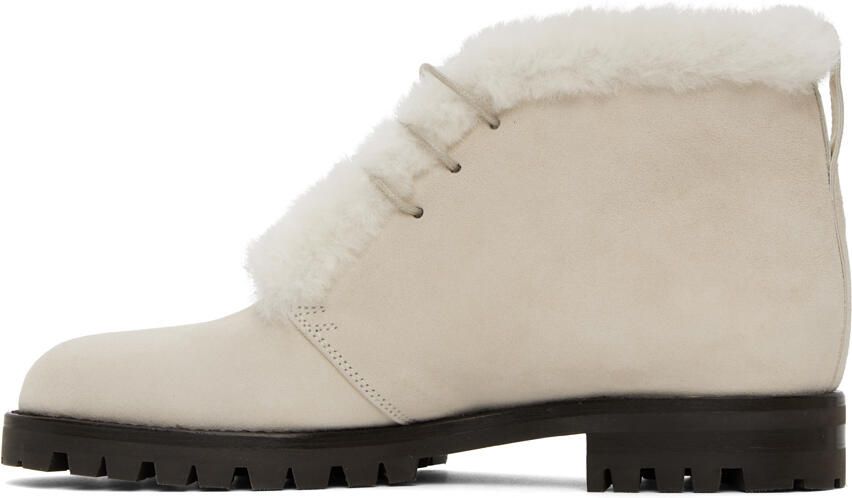 Manolo Blahnik Off-White Mircus Boots - Picture 3