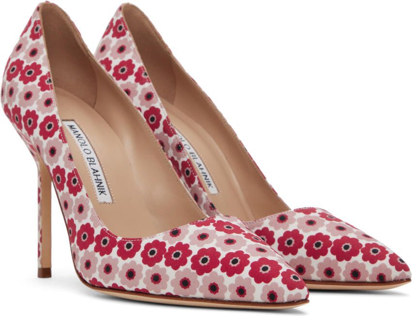 Manolo Blahnik Pink BB Pumps - Picture 2