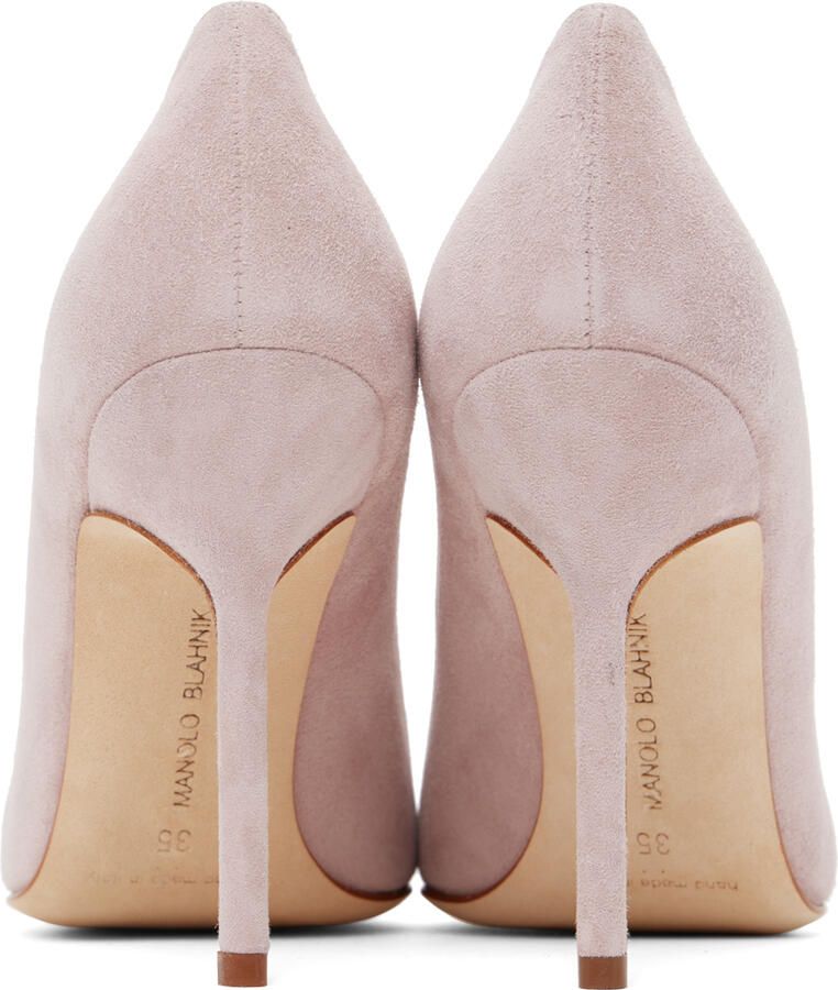 Manolo Blahnik Purple Tora Heels