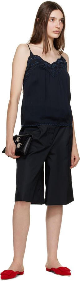 Manolo Blahnik Red Maysale Flat Slippers - Picture 2