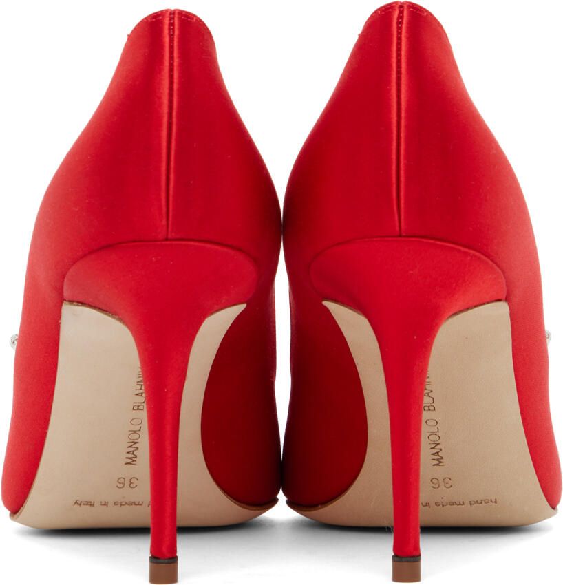 Manolo Blahnik Red Nadira Heels