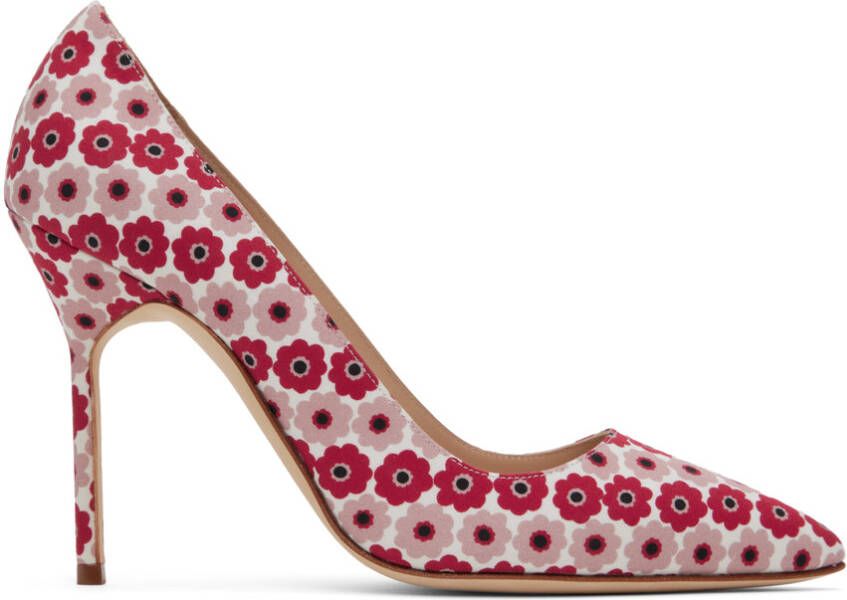 Manolo Blahnik Pink BB Pumps - Picture 5