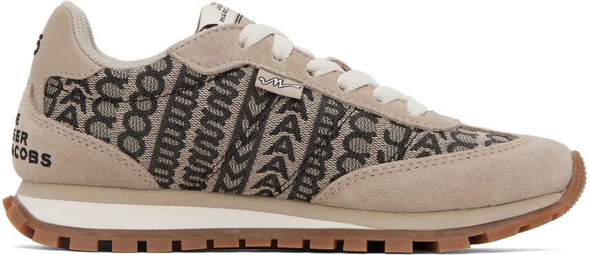 Marc Jacobs Beige 'The Monogram Jogger' Sneakers