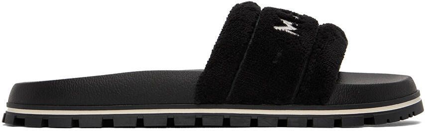 Marc Jacobs Black 'The Terry Slide' Sandals - Picture 5