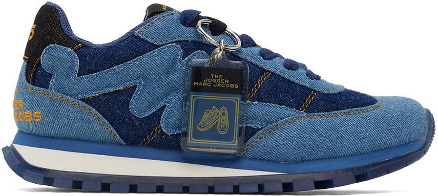 Marc Jacobs Blue 'The Denim Jogger' Sneakers - Picture 4