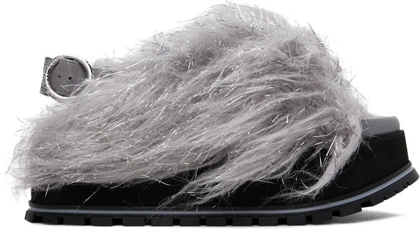 Marc Jacobs Gray 'The Creature Platform' Sandals - Picture 5