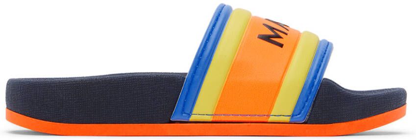 Marc Jacobs Kids Navy Rubber Sandals - Picture 3