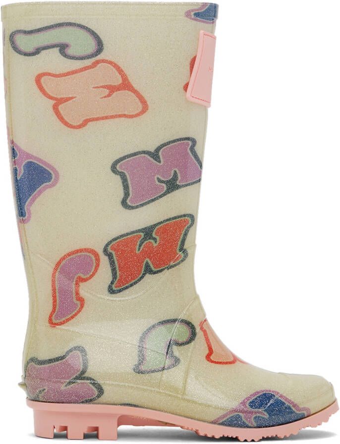 Marc Jacobs Kids Off-White Urban Jungle 'MJ' Rain Boots - Picture 2