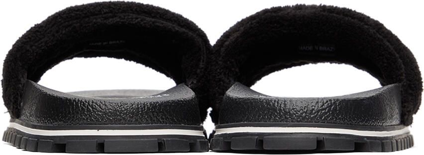 Marc Jacobs Black 'The Terry Slide' Sandals - Picture 7