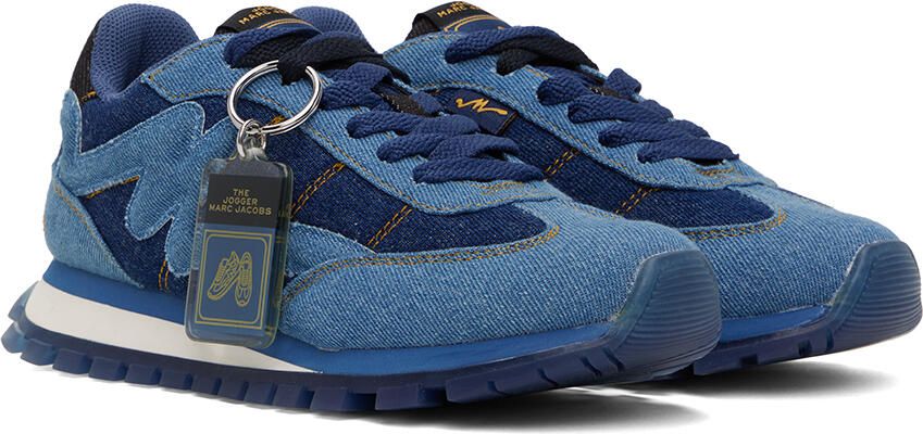 Marc Jacobs Blue 'The Denim Jogger' Sneakers - Picture 2