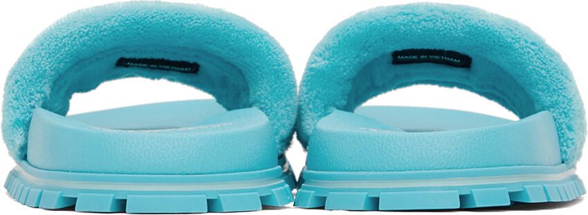 Marc Jacobs Blue 'The Terry Slide' Sandals - Picture 3