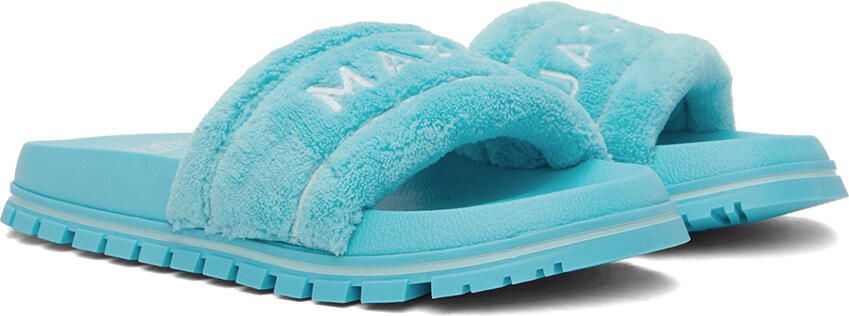 Marc Jacobs Blue 'The Terry Slide' Sandals - Picture 2