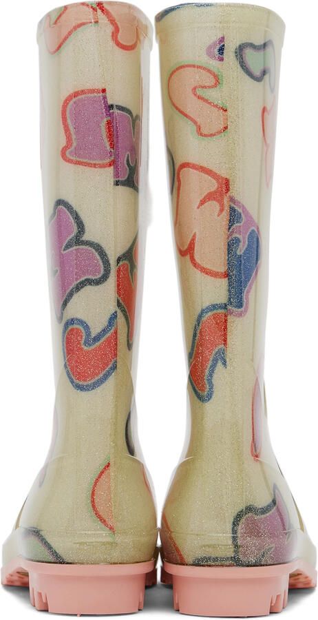 Marc Jacobs Kids Off-White Urban Jungle 'MJ' Rain Boots - Picture 4