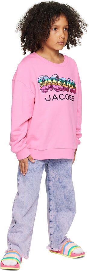 Marc Jacobs Kids Pink Rubber Slides - Picture 4