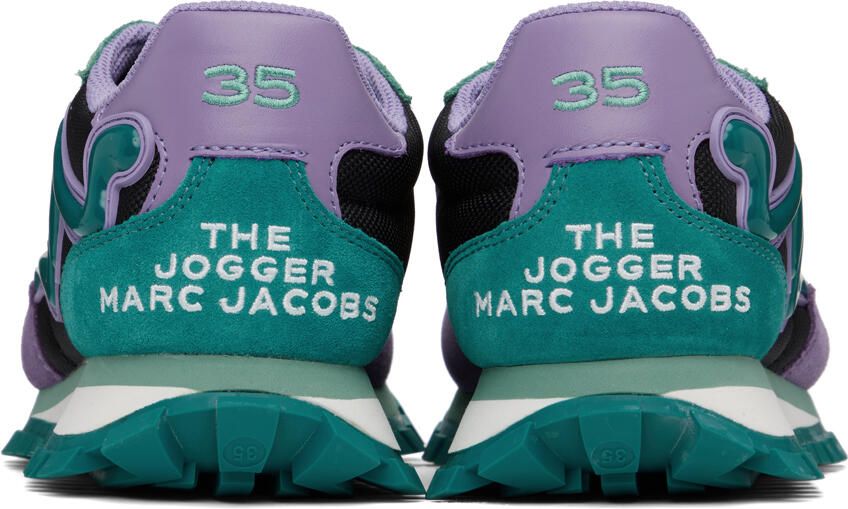 Marc Jacobs Purple & Green 'The Jogger' Sneakers - Picture 5