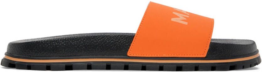 Marc Jacobs Orange 'The Slide' Sandals