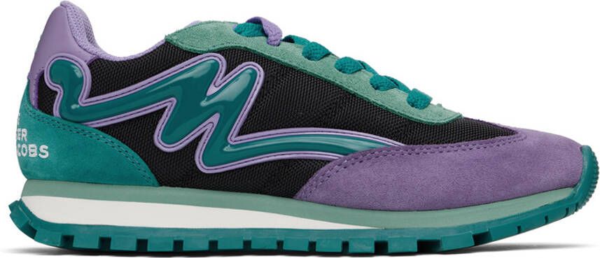 Marc Jacobs Purple & Green 'The Jogger' Sneakers - Picture 3