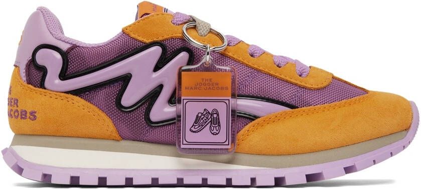 Marc Jacobs Purple & Orange 'The Jogger' Sneakers - Picture 5