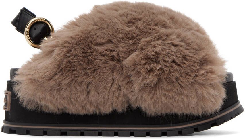 Marc Jacobs Taupe 'The Platform Sandal' Sandals