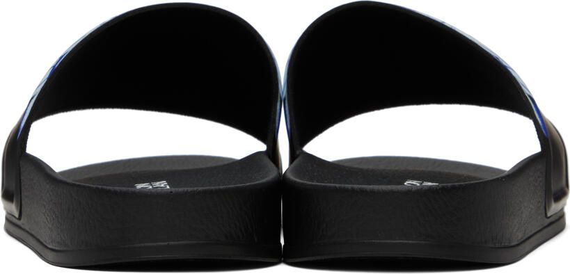 Marcelo Burlon County of Milan Black Icon Wings Slides