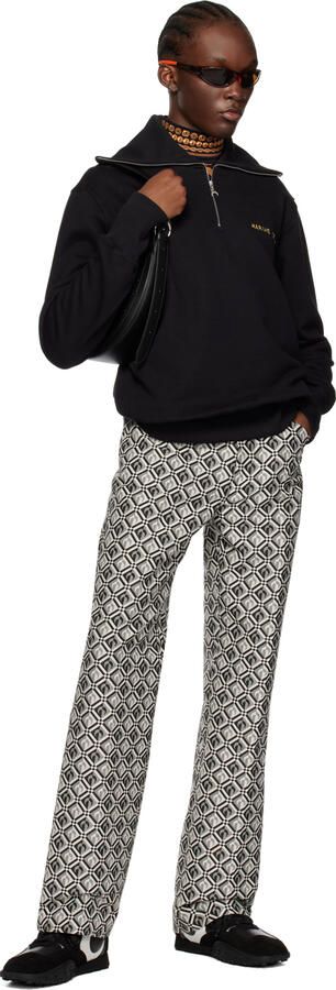 Marine Serre Black MS-Rise 22 Sneakers - Picture 4