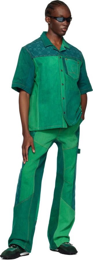 Marine Serre Green MS-Rise 22 Sneakers - Picture 4